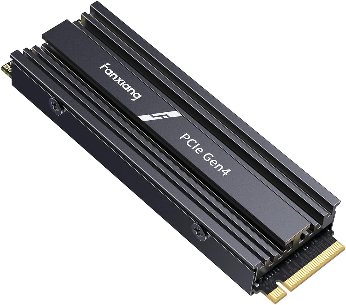 【ヒートシンク付き添い人】M.2 SSD R:7450MB/s W:6750MB/s 1結核症/2結核症 なおなお書き5 SSD M.2 内蔵SSD SSD NVMe PCIe Gen4.0x4 64Gb/s TLC NVMe 2.0 グラフェン原料品 内蔵記憶装置 万覚え帳マイコン/事務机とっ始め/なおなお書き5/mini pcに相応う 5年引きうける Fanxiang
