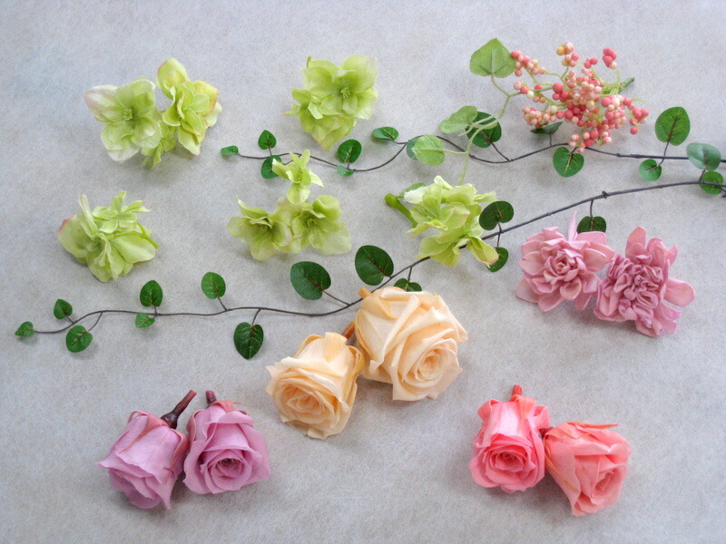 楽天市場】ドライフラワーで作る花のヘッドパーツ ブーケ購入の方 のみ