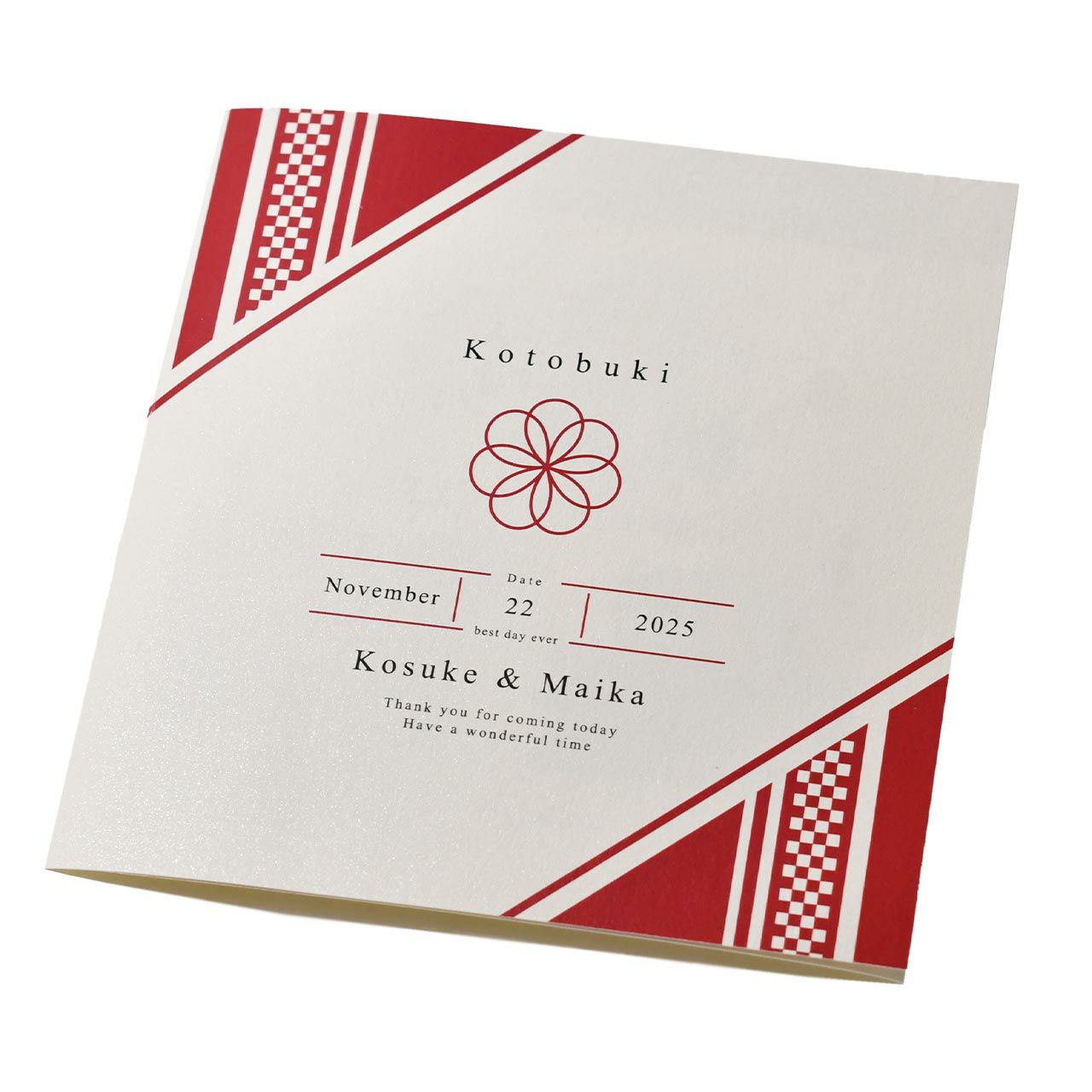 家族紹介付きプロフィールしおり 入力印刷込み 華 10部セット 席次表 結婚式 10部セット 結婚式 家族婚 少人数婚 顔合わせ 食事会 結婚式 ウェディングギフトファルベ家族婚 少人数婚 家族やゲストも紹介できるプロフィールブック