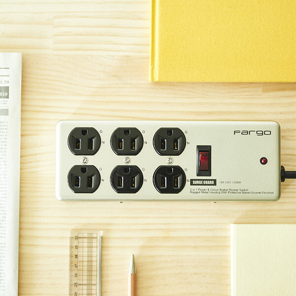 楽天市場 電源タップ 延長コード おしゃれ デザイン Oaタップ コンセント 電源ケーブル 電源コード 延長ケーブル スチール 鉄 レトロアメリカン スイッチ付き コード長 シルバー コーデ プラグ 雷サージ タコ足配線 1 8m 6個口 韓国 お買い物マラソン特価 7 11 13 59マデ