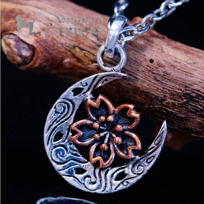 楽天市場】ネックレス 桜 春 三日月 月 レジン ピンク かわいい 和風