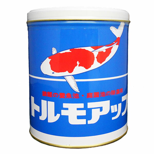 防藻剤　トルモアップ　600ｇ　微生物剤　錦鯉の養魚池・庭園池の除藻剤　緑藻類・藍藻類に優れた除藻効果・予防　池・庭園池・ラグーン用環境浄化　養魚場、庭園池の管理が省力化