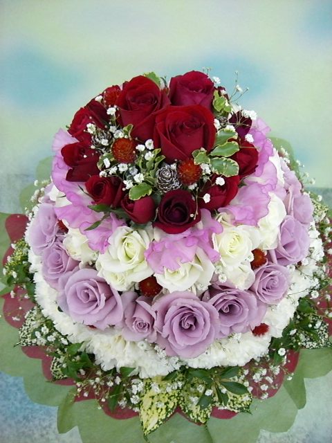 生け花特大御花西洋菓子2段型