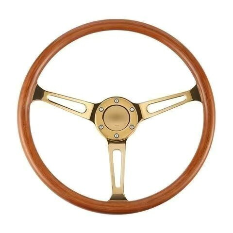 楽天市場】送料無料 ウッド ステアリング 38Φ 15インチ ハンドル