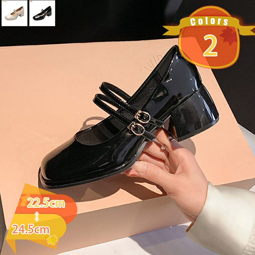 1000円OFFクーポン 厚底 パンプス 美脚 太ヒール 5cmヒール レディース 軽量 安定感 幅広 可愛い ストラップ 歩きやすい 疲れない 入学式 卒業式 リクルート 通勤 オフィス 通学 カジュアル ストーム付き トレンド 大人 パンプス 痛くない fascimo｜FASCIMO 9,533円