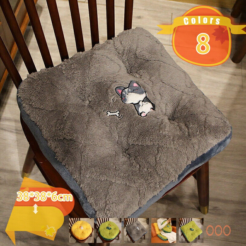 1000円OFFクーポン 座布団 ざぶとん 2枚セット 椅子 クッション シートクッション 可愛い フロアクッション 床用 オフィス 大きめ 厚め 低反発 おしりが痛くならない 洗える 和座布団 座り心地いい お尻に優しい 和室 オールシーズン用 fascimo