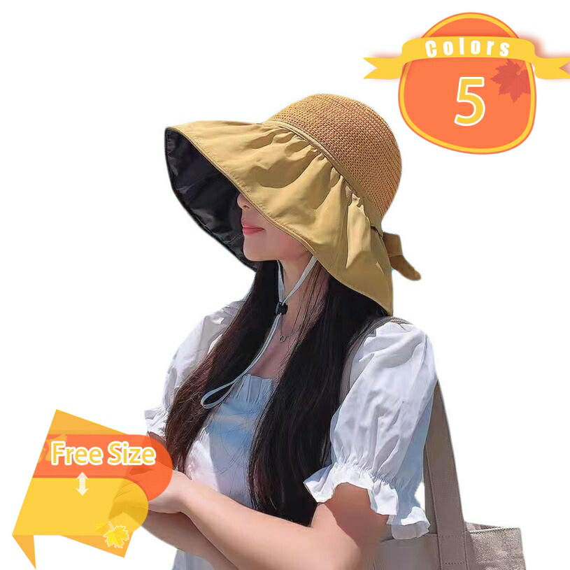 つがい結び バイザーかぶり笠 UVとり捨てる レディース 春夏 13糎の唾液広 小顔成り行き レディースかぶり笠 折りたたみ アウトドア 農作業 銀輪 通い 砂浜 海岸地帯 日焼押しとどめる 遮光 遮熱 吸汗 速乾 紫外線とり捨てる 唾液広 バイザーかぶり笠 fascimo