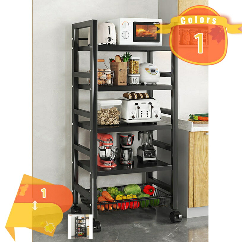 1000円OFFクーポン キッチンワゴン ワゴン キャスター付きワゴン キッチンワゴン 収納カート 大容量 組立簡単 おしゃれ キャスター付き ボックス 収納棚 小物収納 浴室 リビングルートイレ用 寝室用 キャスター付き 洗面所 収納 fascimo|FASCIMO