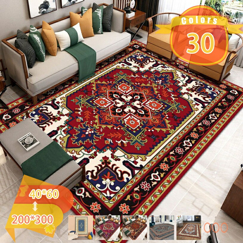 500円OFF引き換え証 ペルシャラグ 引っ敷きイラン柄 引っ敷き ペルシャラグ イラン引っ敷き風 引っ敷き 地毯 洗える引っ敷き 薄っぺら リビング引っ敷き 勝手もと引っ敷き 引っ敷き センターラグ 夏用引っ敷き かっこ良い 民族風 ウォッシャブル 室内装飾 fascimo インテリア・寝具・収納-カーペット・ラグ-カーペット・マット・畳