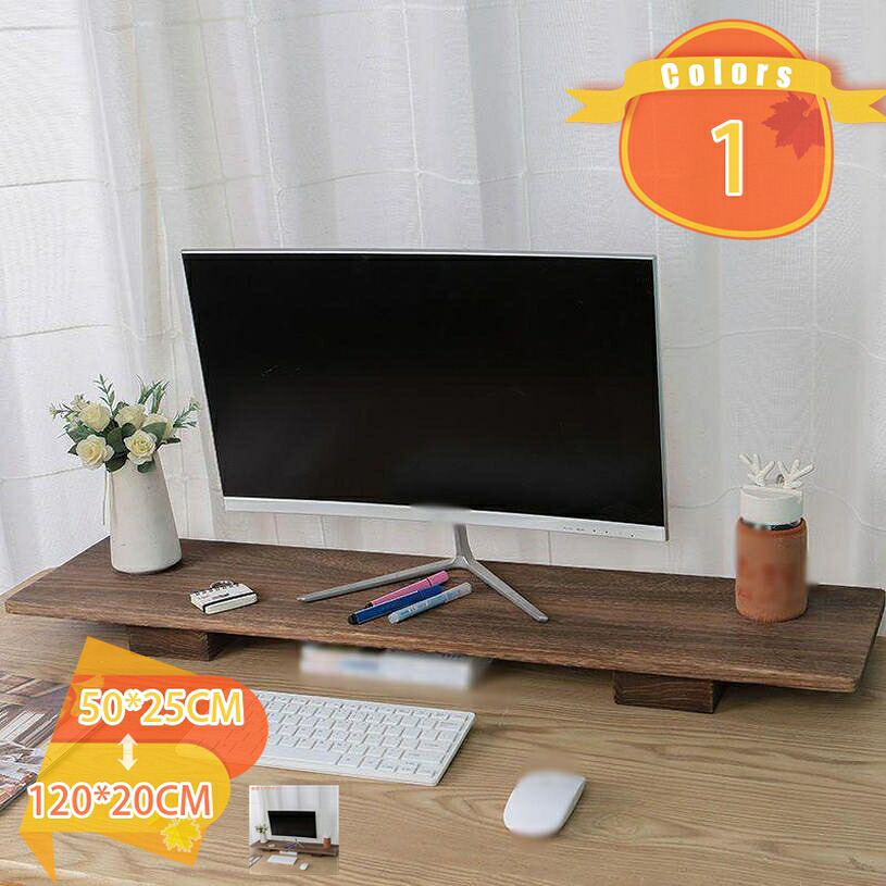 500円OFFクーポン モニター台 机上台 1段 モニタースタンド キーボード収納 木製 ダークブラウン パソコンラック モニター台 机上台 モニタンド パソコン台 卓上 パソコン PC台 机上ラック オフィス収納 デスク上置棚 机上台 モニター台 fascimo