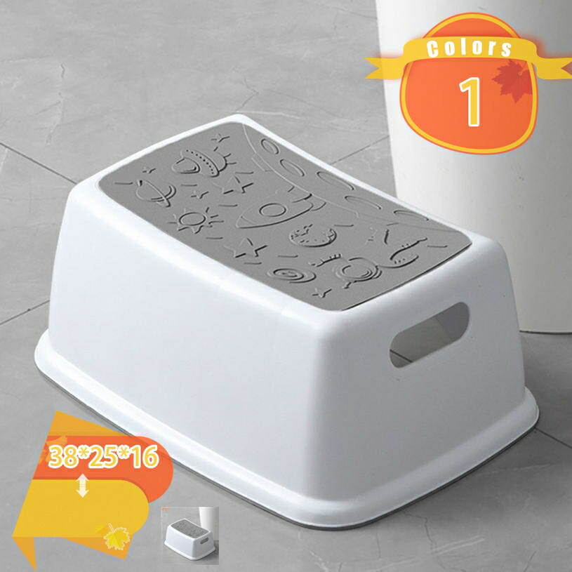 トイレ踏み台 補助踏み台 トイレステップ 高さ16cm かわいい 補助便座 洋式トイレ用 踏み台 ふみ台 トイレオットマン オットマンスツール 場所取らない 滑り止め 持ち運び便利 トイレトレーニング キッチン トイレなどに適用 fascimo