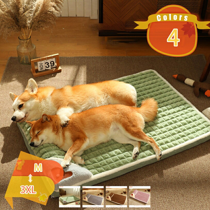 猫 犬 ベッド 洗える 小型犬 中型犬用ベッド 冬用 ペットベッド ペットソファー さらさら 通気性 蒸れにくい ペットクッション 枕付き クッション性が 高反発 子猫 子犬 冬寒さ対策 ぐっすり眠る 滑り止め 丈夫 ペット用ベッド fascimo