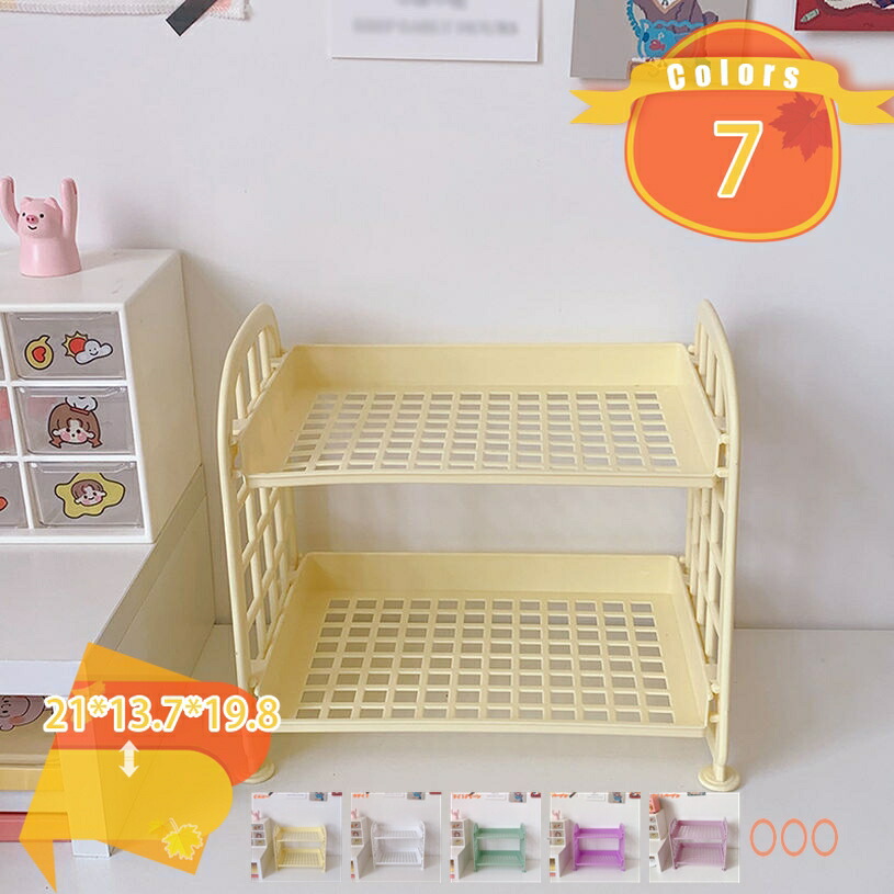 500円OFFクーポン コスメ収納 化粧品 浴室収納ラック 多機能 収納 キッチン収納 収納ラック 調味料収納ラック 台所収納 隙間収納 省スペース 小物整理 組立簡単 卓上 小物 事務用品 オフィス用品 メイク 香水収納 小物入れ fascimo