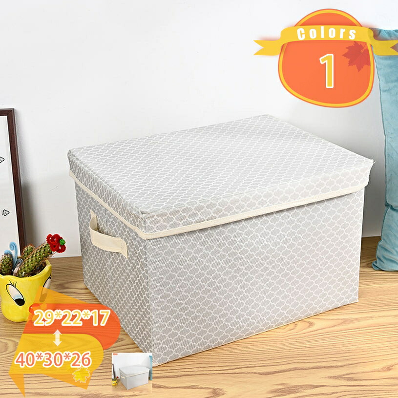 収納ボックス 収納ケース 衣装ケース ふた付き 折りたたみ 大容量 衣類収納ボックス おしゃれ 綿麻 無臭 服/小物/衣類/CD/DVD/マンガ/書類/おもちゃ収納 クローゼット収納箱 引き出し 取っ手付き 防塵 高耐久性 fascimo