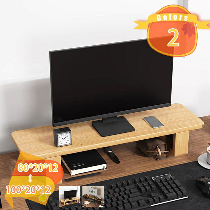 2000円OFFクーポン モニタースタンド 机上台 机上収納 木製 モニター台 PCモニタースタンド 在宅勤務 オフィス デスク PCデスク オフィス収納 デスク上置棚 キーボード収納 ディスプレイ デスク収納 モニター台 電話台 ファックス台 1段 組立簡単 fascimo