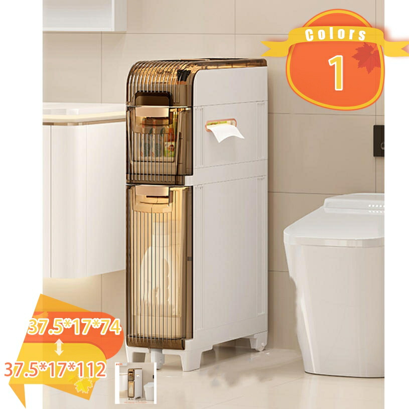 1000円OFFクーポン チェスト 隙間収納 3段 4段 5段 幅約17cm 収納ケース 収納ボックス キッチン スリムチェスト ホワイト 引き出し 半透明 省スペース 防水 落下防止 ストパー付き 大容量 浴室/キッチン/リビング fascimo|FASCIMO