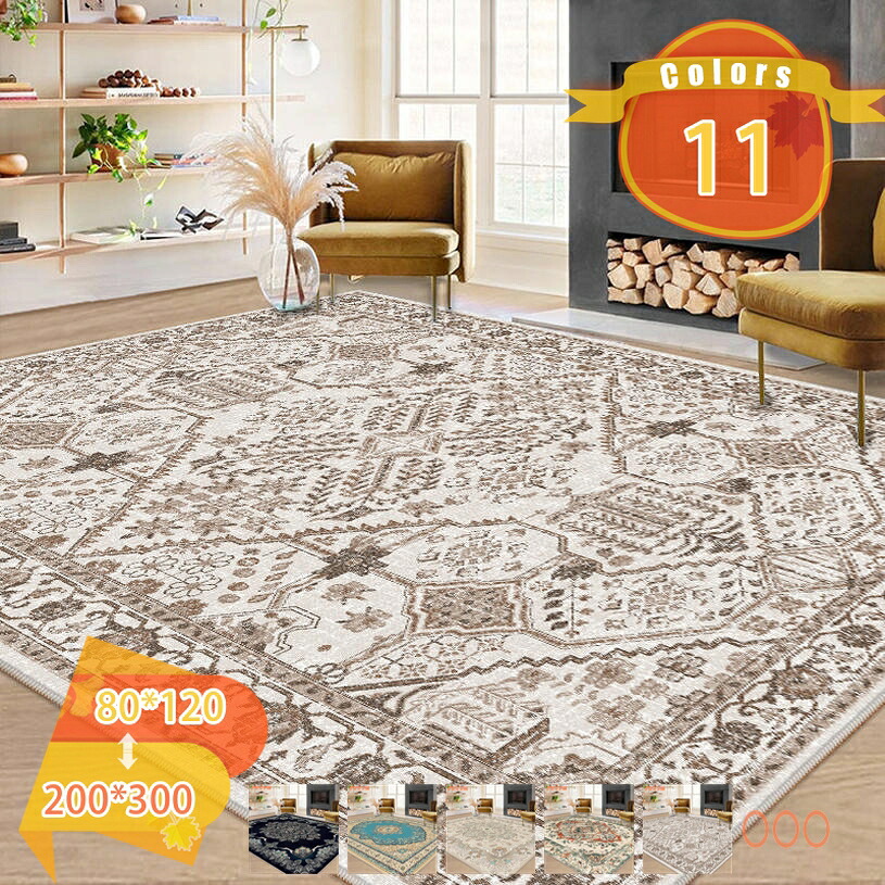 【楽天市場】1000円OFFクーポン ラグ 洗える 床暖房対応 ペルシャ柄 ラグマット 1畳/2畳 ふわふわ ホットカーペット対応 滑り止め ...