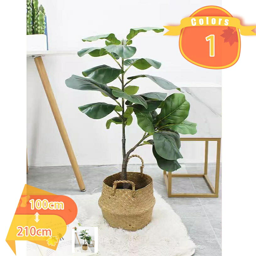 1000円OFFクーポン ウンベラータ 幸福の木 リアルな質感 鮮やかな色彩 フェイクグリーン 大型 盆栽植物 人工鉢植え グリーン装飾 手入れ不要 オフィス 部屋 リビング 玄関 室内用 おしゃれ インテリアグリーン 人工樹木 水やり不要 枯れない fascimo|FASCIMO