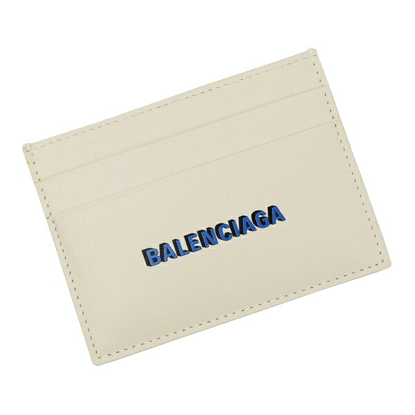 バレンシアガ BALENCIAGA カードケース パスケース メンズ アウトレット 5943091l3739064-zz ホワイト レザー ハロウィン特別クーポン配布中 土日祝も毎日発送します