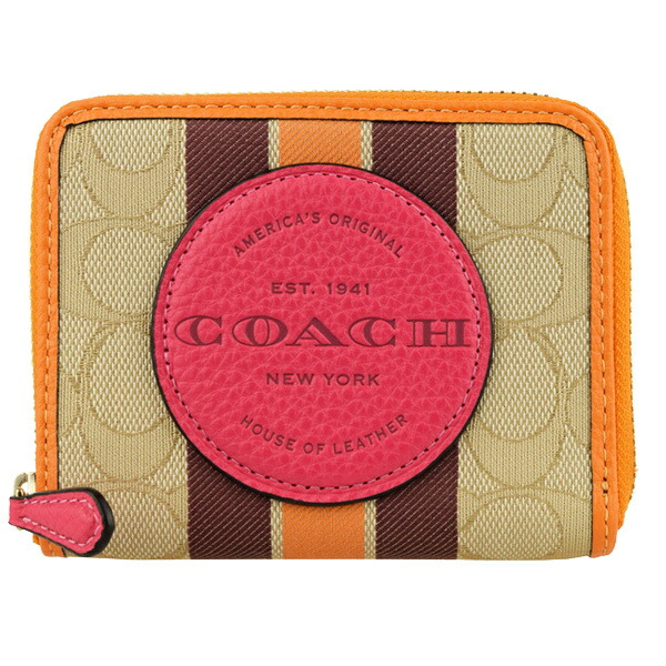 値引 コーチ Coach ショップ袋付き ラウンドファスナー折財布 シグネチャー アウトレット 2637imr1u 折財布 さいふ サイフ ウォレット 小銭入れ 札入れ カード入れ レディース かわいい 可愛い オシャレ ブランド キャンバス レザー 日本全国送料無料 Timesofbahrain Com