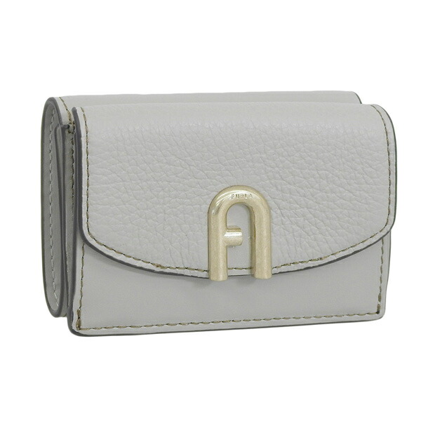 フルラ 財布 レディース 三つ折財布 レザー グレー FURLA PRIMULA S COMPACT WALLET TRIFOLD wp00218bx0053m7y00 FURLA 30日間返品保証 一粒万倍日