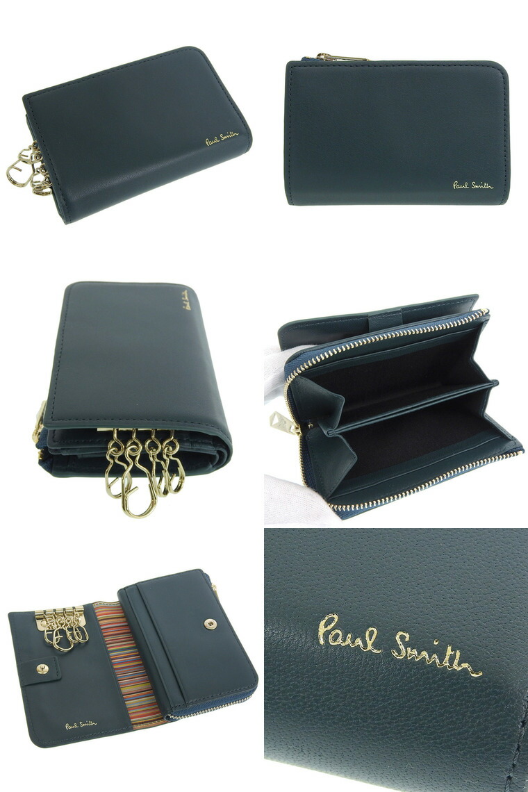 トリム ポールスミス 小物 メンズ アウトレット キーケース 鍵入れ コインケース レザー レンガ Mstトリム In Psmsw0262 Paul Smith リヴェラール店 オシャレ Shineray Com Br