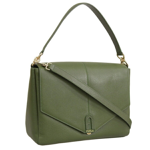 フルラ バッグ レディース ショルダーバッグ 2WAYバッグ アウトレット品 レザー グリーン DAFNE M SHOULDER BAG WB00543BX0305EDE00 FURLA スーパーセール|RINRE (リンレ)