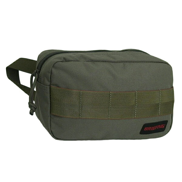 ブリーフィング 小物 メンズ レディース ポーチ アウトレット品 オリーブ QL ONE ZIP POUCH BOA201A01-067 BRIEFING|RINRE (リンレ)