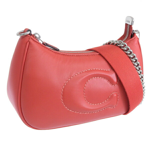 コーチ バッグ レディース ショルダーバッグ アウトレット品 レザー レッド C QLT TERI SB CHN WE CJ608SVRCK COACH スーパーセール