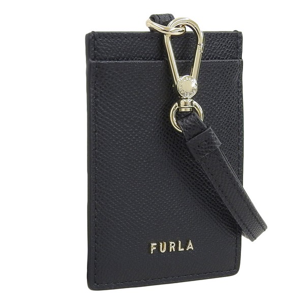 フルラ 小物 レディース カードケース アウトレット品 レザー ブラック CLASSIC S BADGE HOLDER WP00330BX0306O6000 FURLA