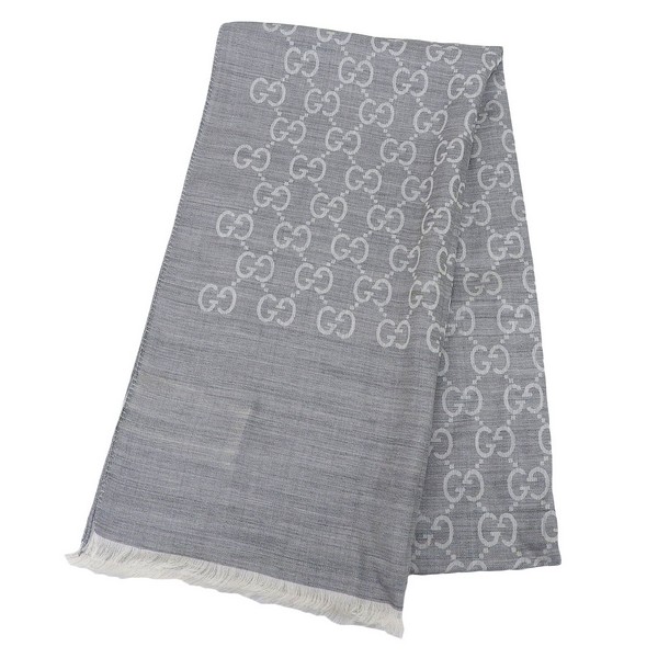 楽天市場】グッチ マフラー レディース ライトグレー 1659043G6461400