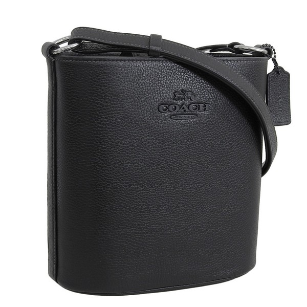 極美品✨コーチ ショルダーバッグ リボン チャーム サフィアーノレザー ブラック COACH コーチ ショルダーバッグ シグネチャー レザー ブラック