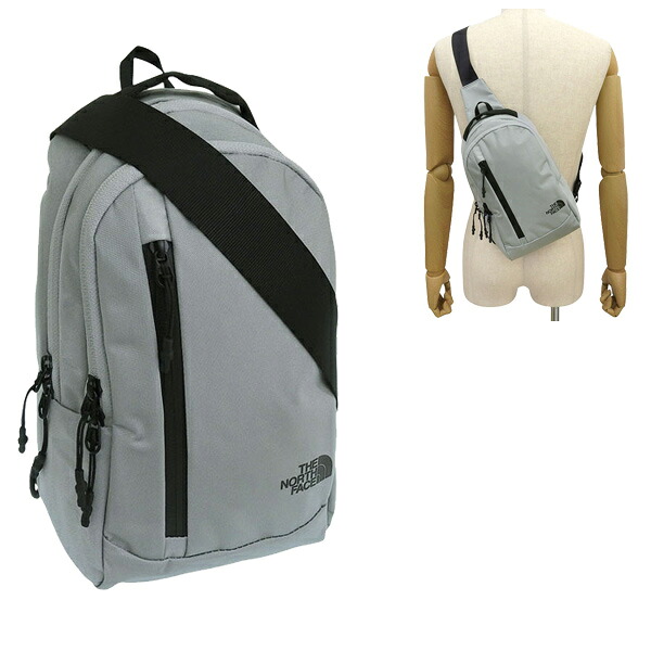 ノースフェイス バッグ メンズ レディース ボディバッグ クールグレー SP ONE WAY NN2PR21B-CGY THE NORTH FACE|RINRE (リンレ)
