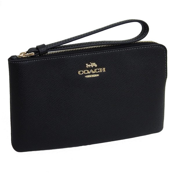 コーチ 小物 レディース ポーチ アウトレット レザー ブラック LRG CRN ZP CV395IMBLK COACH｜RINRE （リンレ） 9,472円