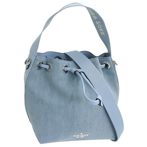 ケイトスペード バッグ レディース 2WAY ショルダーバッグ ハンドバッグ アウトレット デニム ブルー KIP SM BKT KL049-403 KATE SPADE