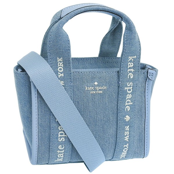 ケイトスペード バッグ レディース 2WAY ショルダーバッグ ハンドバッグ アウトレット デニム ブルー KIP MINI TATE KL066-403 KATE SPADE 22,089円