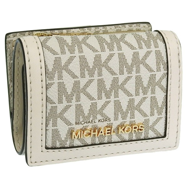 マイケルコース 財布 レディース 三つ折り財布 アウトレット アイボリーマルチ D35F3GTVD0B-2605 MICHAEL KORS|RINRE (リンレ)