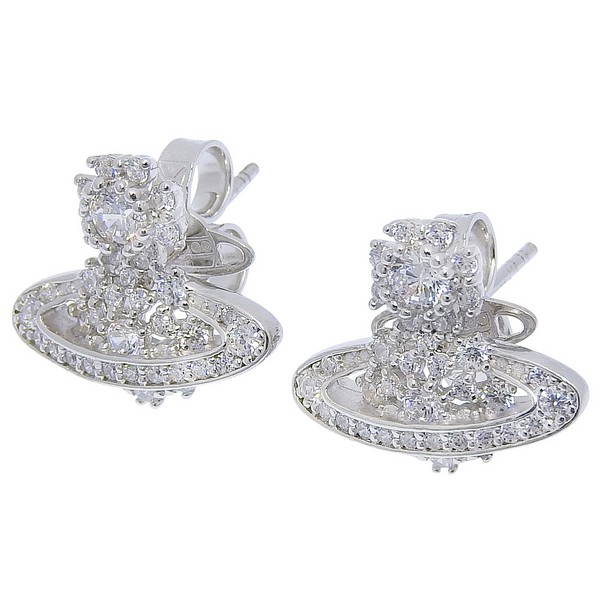 ヴィヴィアンウエストウッド アクセサリー レディース ピアス SV925 プラチナム NARCISSA EARRINGS 6201031701P102 VIVIENNE WESTWOOD