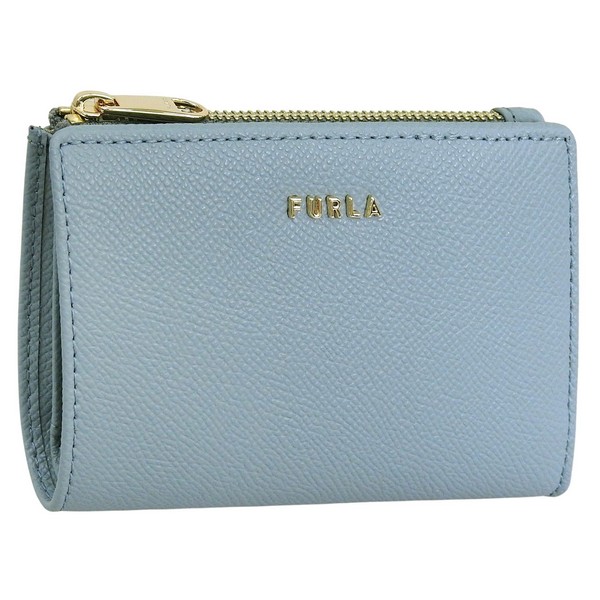 フルラ 札入れ レディース 二つ折り札入れ 逃げ路 なめし革 青色 CLASSIC S BI-FOLD W/ZIP PCK5CL0BX03063963S FURLA レディース財布-財布・ケース-バッグ・小物・ブランド雑貨
