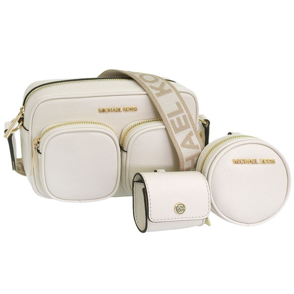 マイケルコース バッグ レディース ショルダーバッグ アウトレット レザー ホワイト JET SET ITEM MD PKT XBDY W ATTCH 35S2GTTC6L-LTCREAM MICHAEL KORS 17,850円