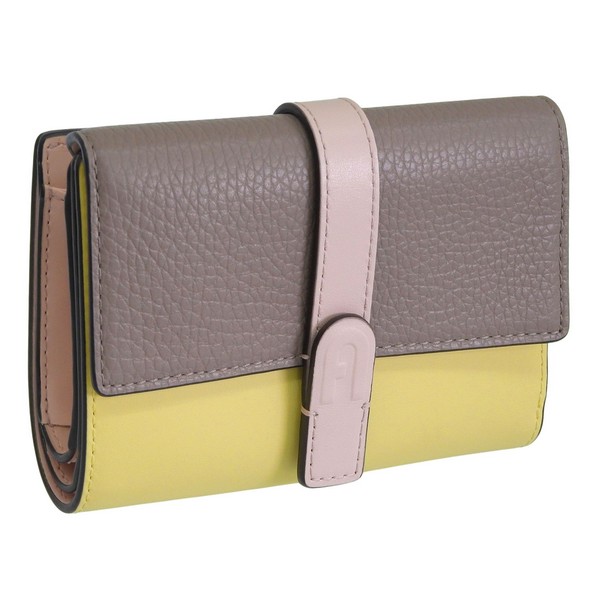 フルラ 財布 レディース 二つ折り財布 アウトレット レザー ブラウンマルチ GRAZIA M COMPACT WALLET W ZIP WP00498BX15883781S FURLA