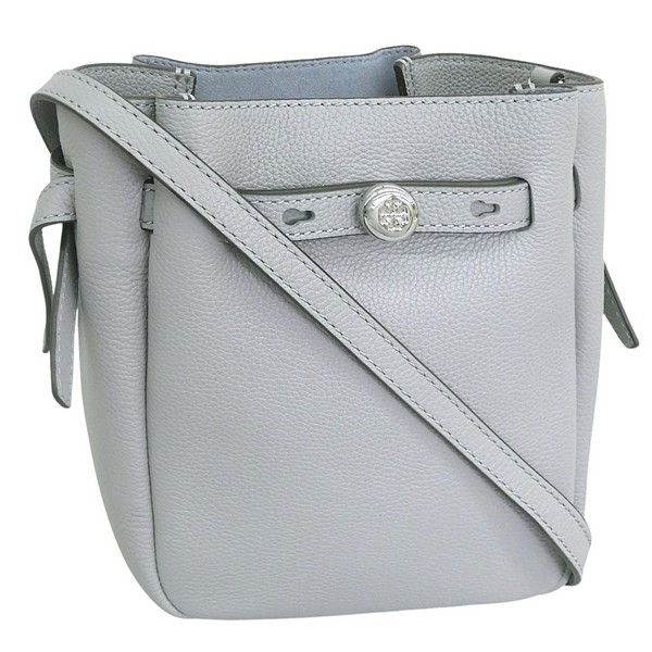 トリーバーチ バッグ レディース ショルダーバッグ アウトレット レザー ライトグレー ROMY PHONE CROSSBODY 171002-020 TORY BURCH