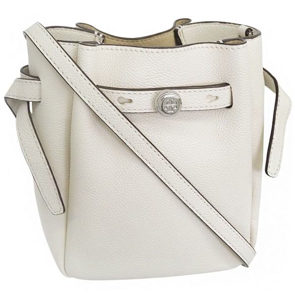 トリーバーチ バッグ レディース ショルダーバッグ アウトレット レザー ホワイト ROMY PHONE CROSSBODY 171002-921 TORY BURCH