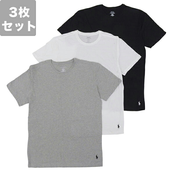 ラルフローレン 衣類 メンズ Tシャツセット XL ホワイト ブラック グレー 3 SLIM FIT NSCNP3A729XL RALPH LAUREN