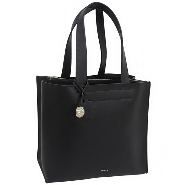 フルラ バッグ メンズ レディース トートバッグ レザー ブラック FURLA DIVIDE IT M TOTE WB02037BX3104O6000 FURLA｜RINRE （リンレ）