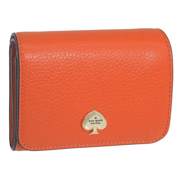 ケイトスペード 財布 レディース 二つ折り財布 アウトレット レザー オレンジ KAYLA SM LZIP WALLET KK056-800 KATE SPADE|RINRE (リンレ)