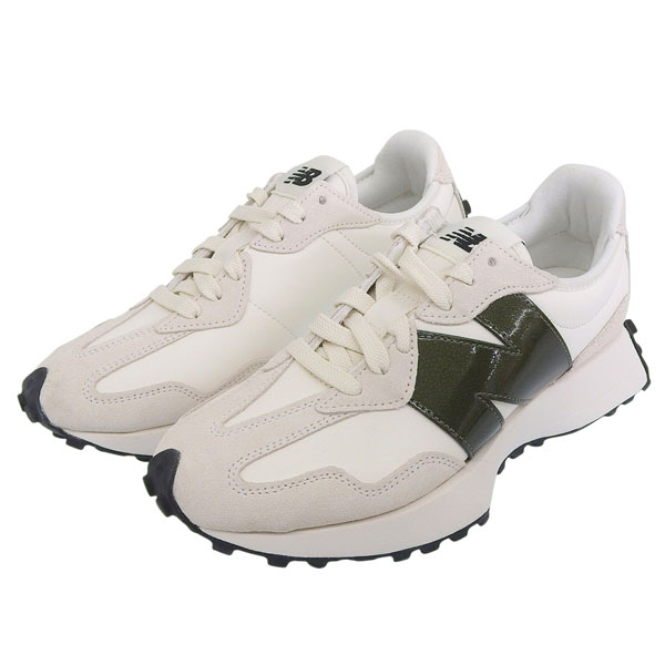 ニューバランス 靴 レディース スニーカー アウトレット 25cm レザー ホワイト×カーキ 327 R25WS327JWA New Balance|RINRE (リンレ)