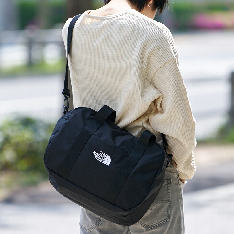 ノースフェイス バッグ メンズ レディース ボストンバッグ 2WAY ショルダーバッグ ブラック HARITAGE CARGO M NN2PR11A-BLK THE NORTH FACE A4対応 ポイント10倍 スーパーセール