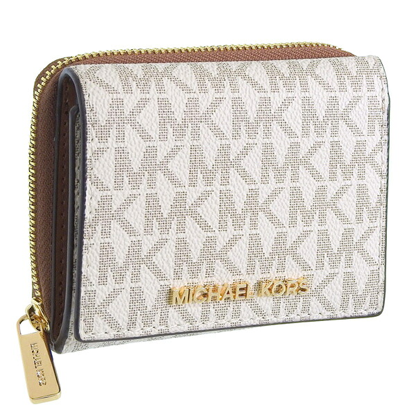 マイケルコース 財布 三つ折り財布 アウトレット品 d35h9gtvz5b-vanill MICHAEL KORS 30日間返品保証 代引手数料無料 一粒万倍日 スーパーセール