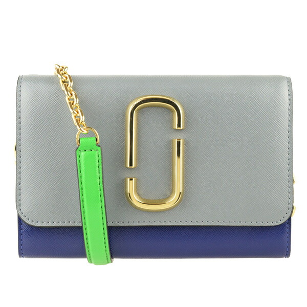 高級ブランド 可愛い ブランド レディース サイフ 財布 かばん バッグ ショルダー M 990 Zz Snapshot アウトレット チェーン ショルダーウォレット Jacobs Marc マークジェイコブス かわいい バイカラー ダブルj 革 レザー おしゃれ オシャレ M 990 Zz